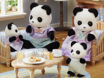 Sylvanian Families Figursett Familien Pookie Panda