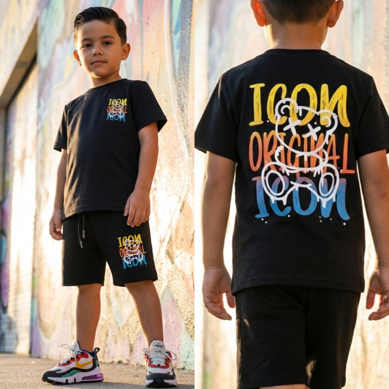 Icon summer vibes set - zwart