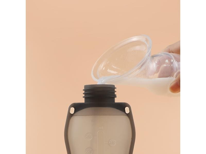 Haakaa Muttermilchbeutel 5er Set 260 ml Silikon Milchbeutel