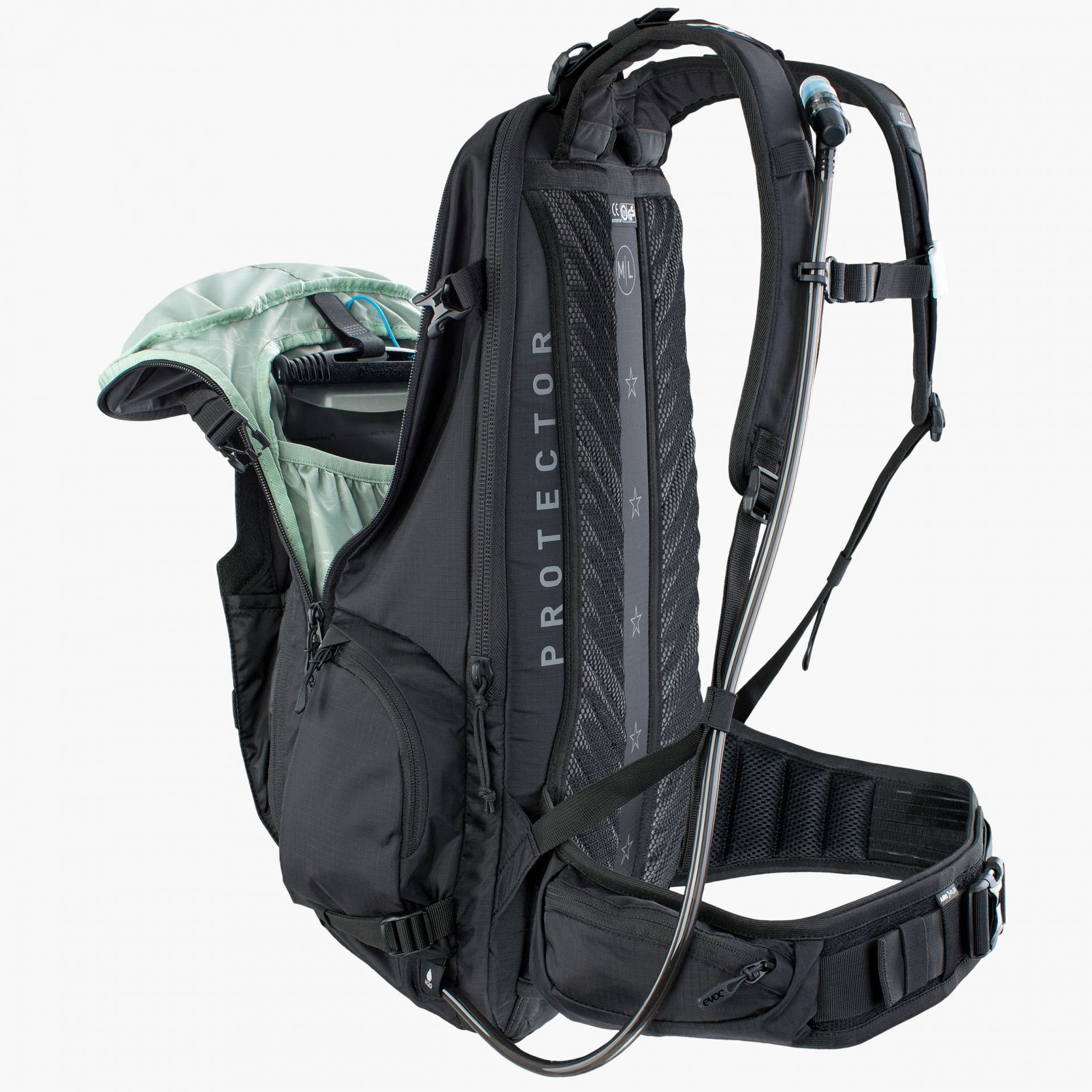 EVOC FR Trail E-Ride 20 Rygsæk Medium/Large Sort