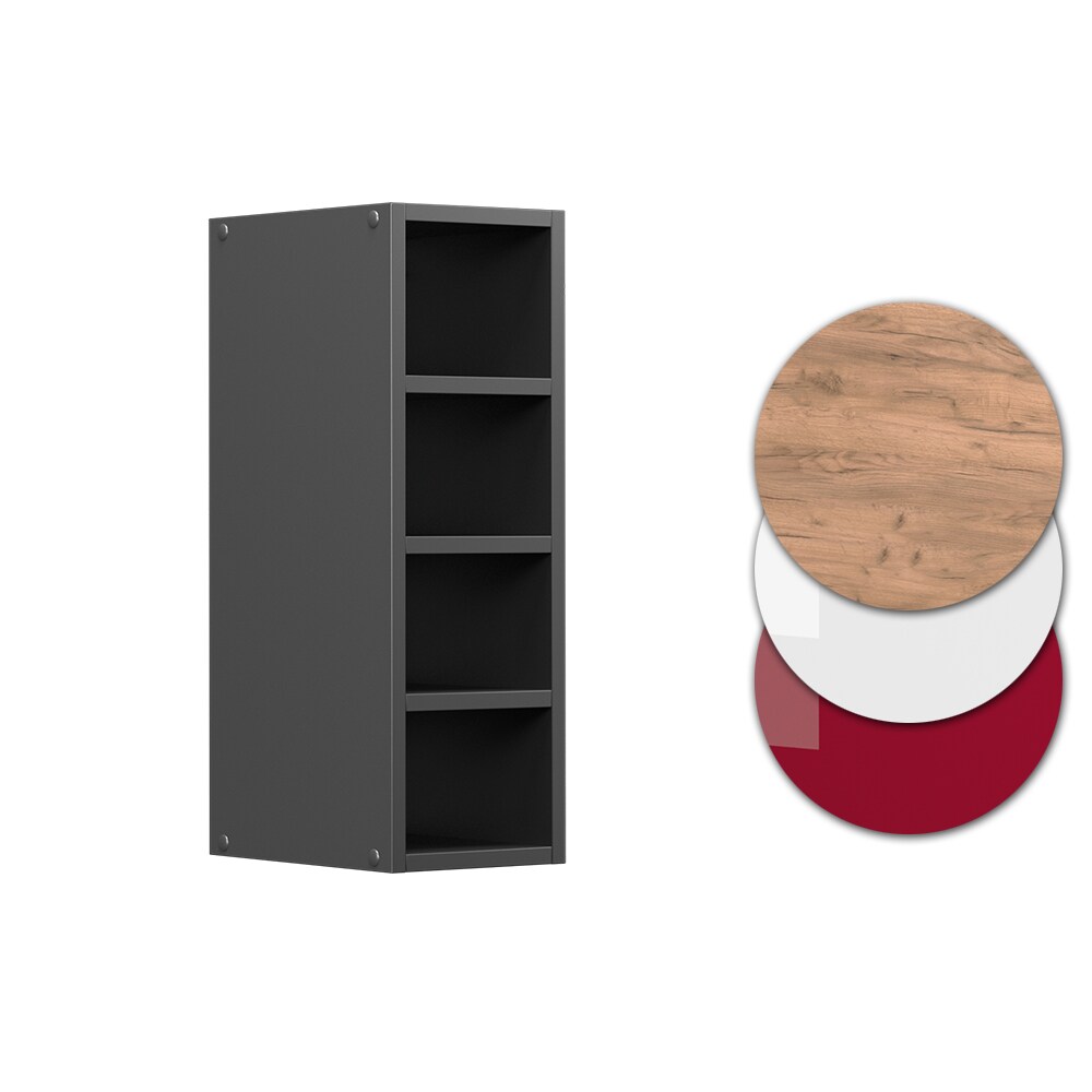 Vicco Regalhängeschrank Küchenschrank Küchenzeile R-Line 20 cm Anthrazit Fächer