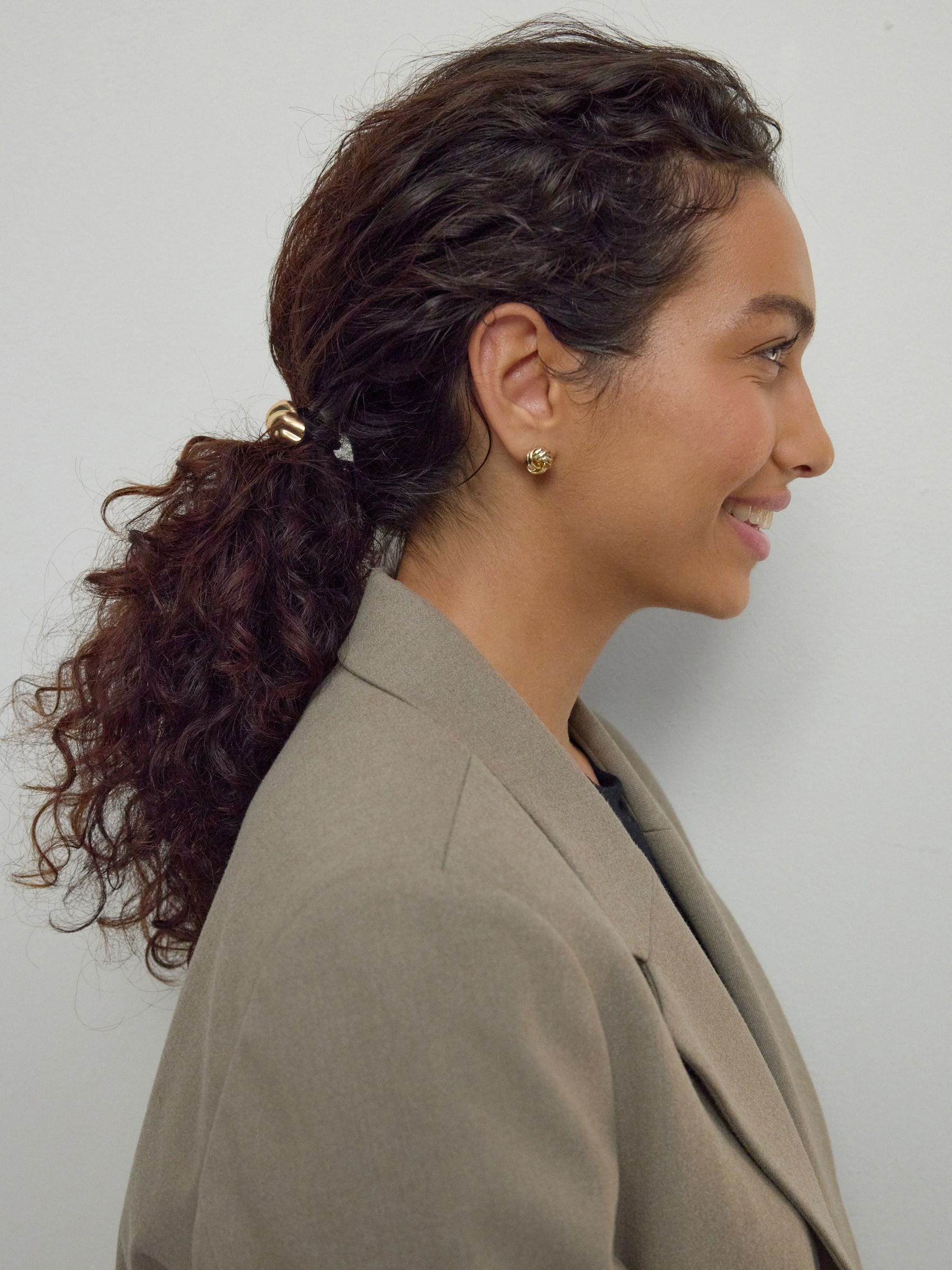 Zwart/goudkleurig - Twist Hair Bobble