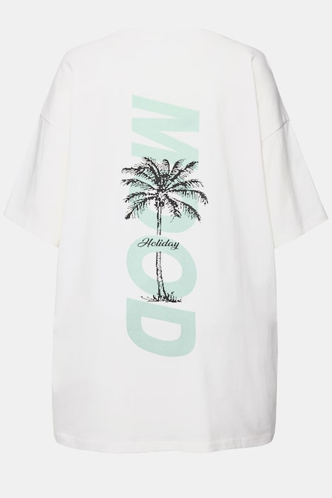 Longshirt, Rundhals, Palme