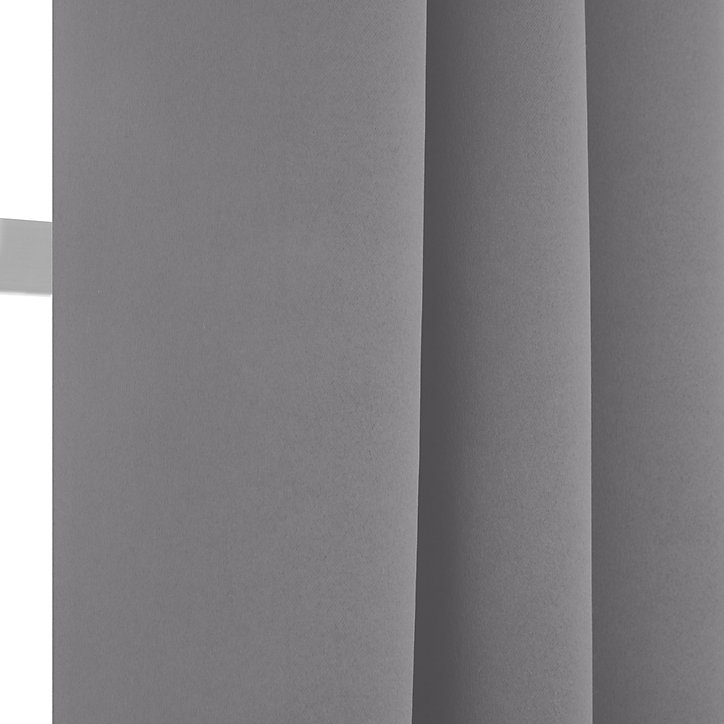 Rideau occultant Notte gris foncé L.240 x l.135 cm