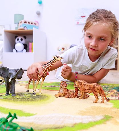 Papo Tiger Unge - L: 6, 6 cm