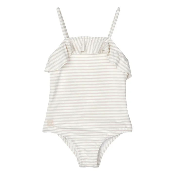 Liewood Maillot de Bain 1 pièce Matière Recyclée Mauricette | Ecru