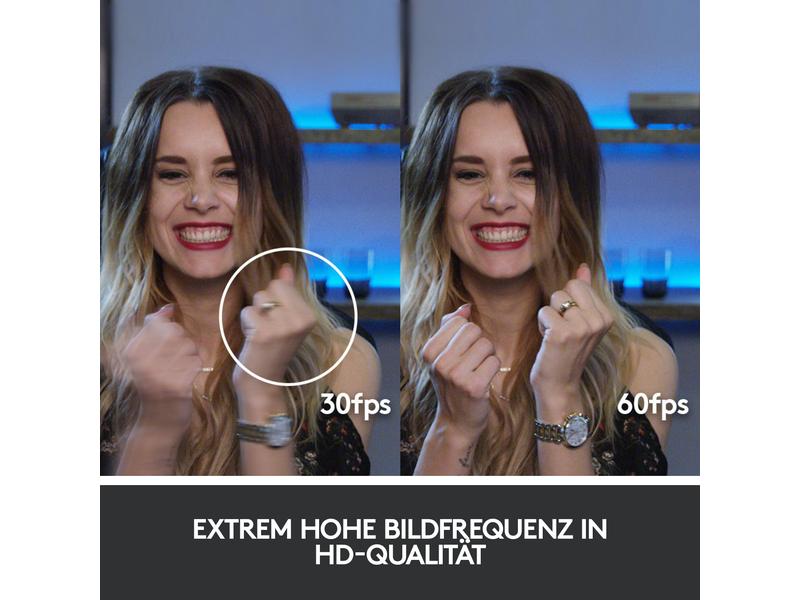 Logitech Webcam C922 Pro Stream , mit Stativ, Full-HD 1080p Webcam für Livestreaming und Aufzeichnung