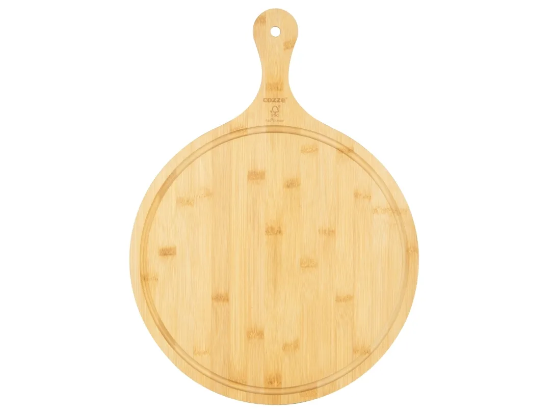 Cozze®pizzaskærebræt m/greb Ø350x20 mm.