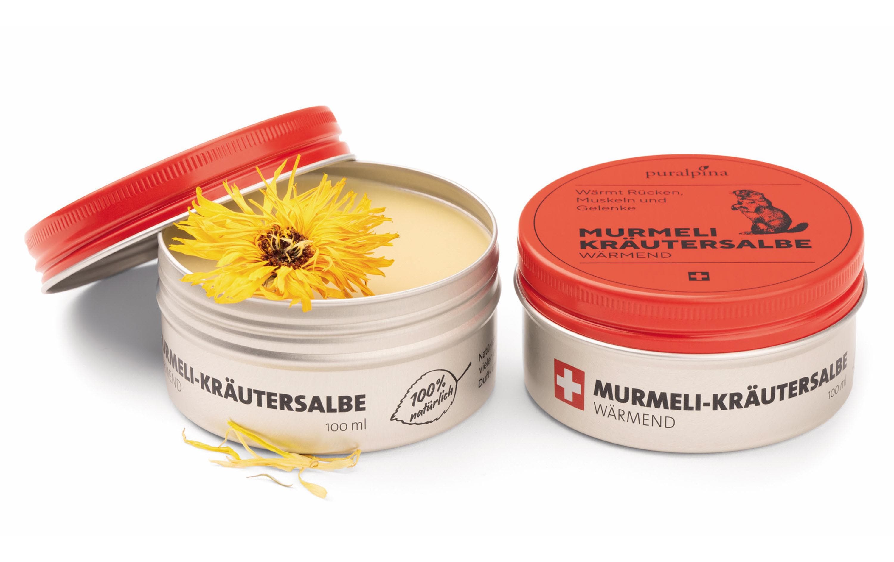 Murmeli-Kräutersalbe wärmend 100 mlWärmende Salbe