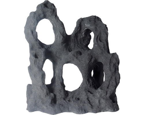 VARIOGART decoratieve steen, geperforeerde rots L III, leisteen-antraciet