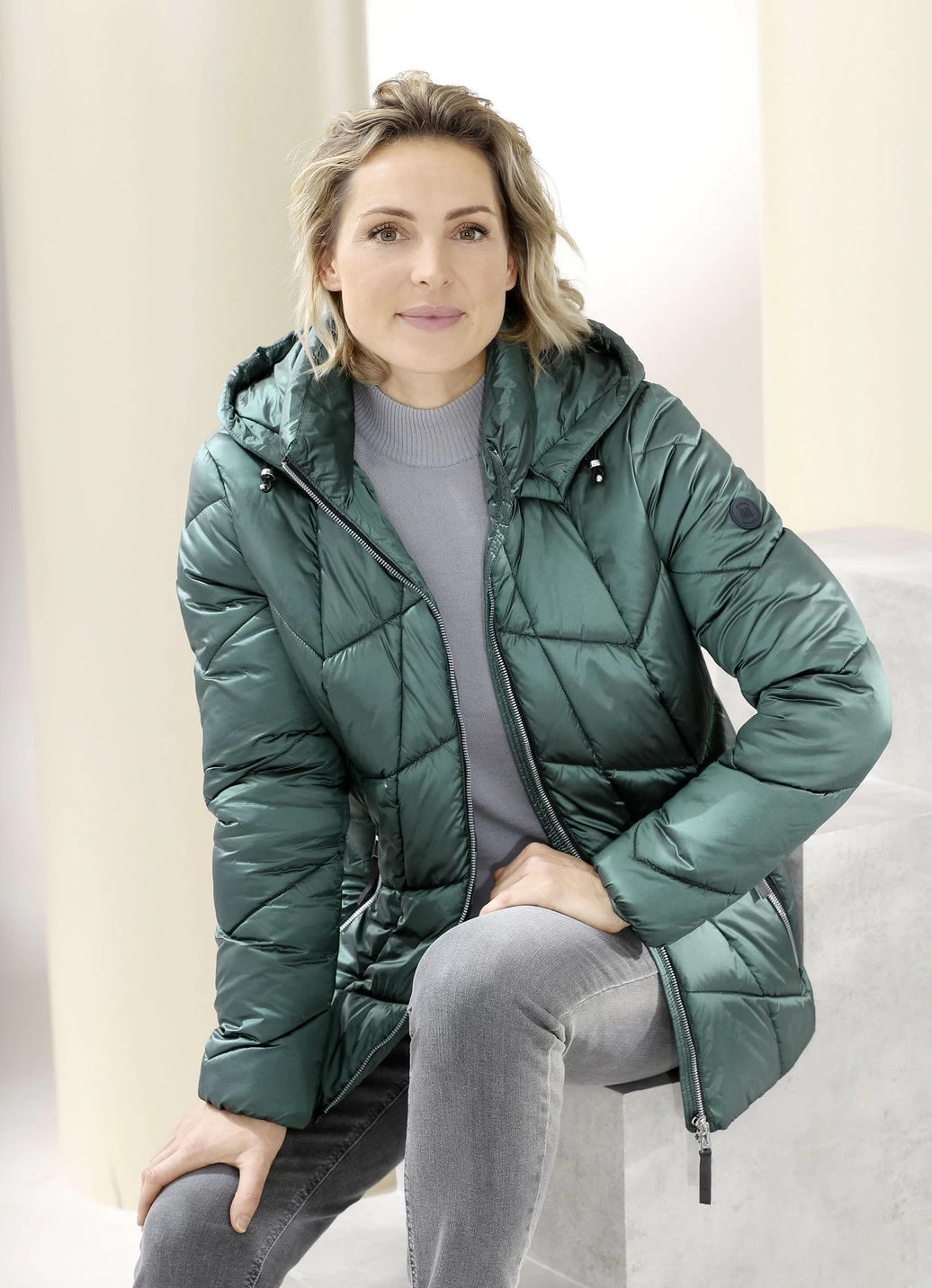 Funktionsjacke aus recycelten Fasern