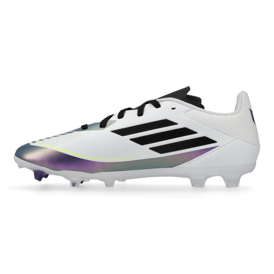 adidas F50 Messi League FG/AG Triunfo Estelar - Blanc/Noir/Violet Enfant