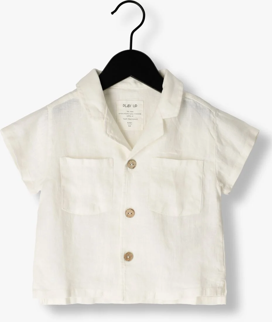 PLAY UP witte play up blouse linen shirt