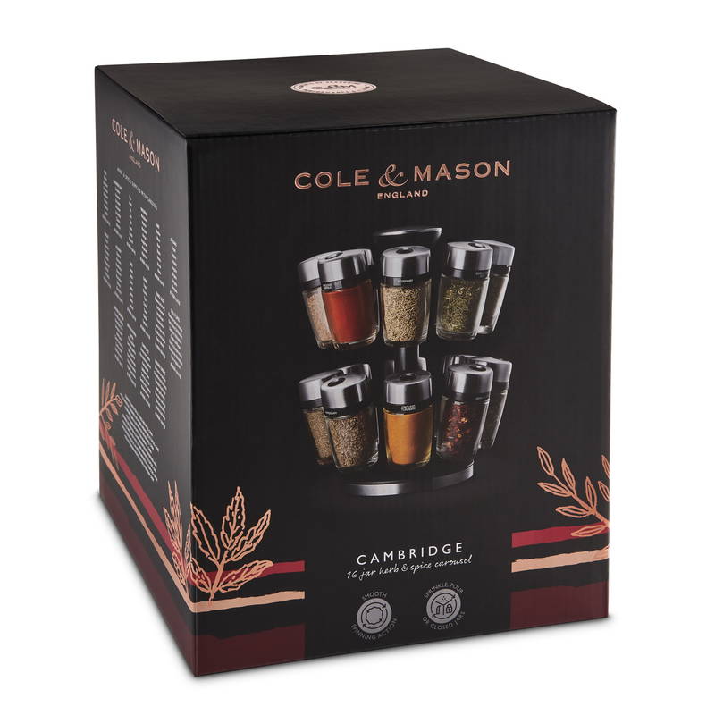 Cole&Mason 16er Gewürzkarussell