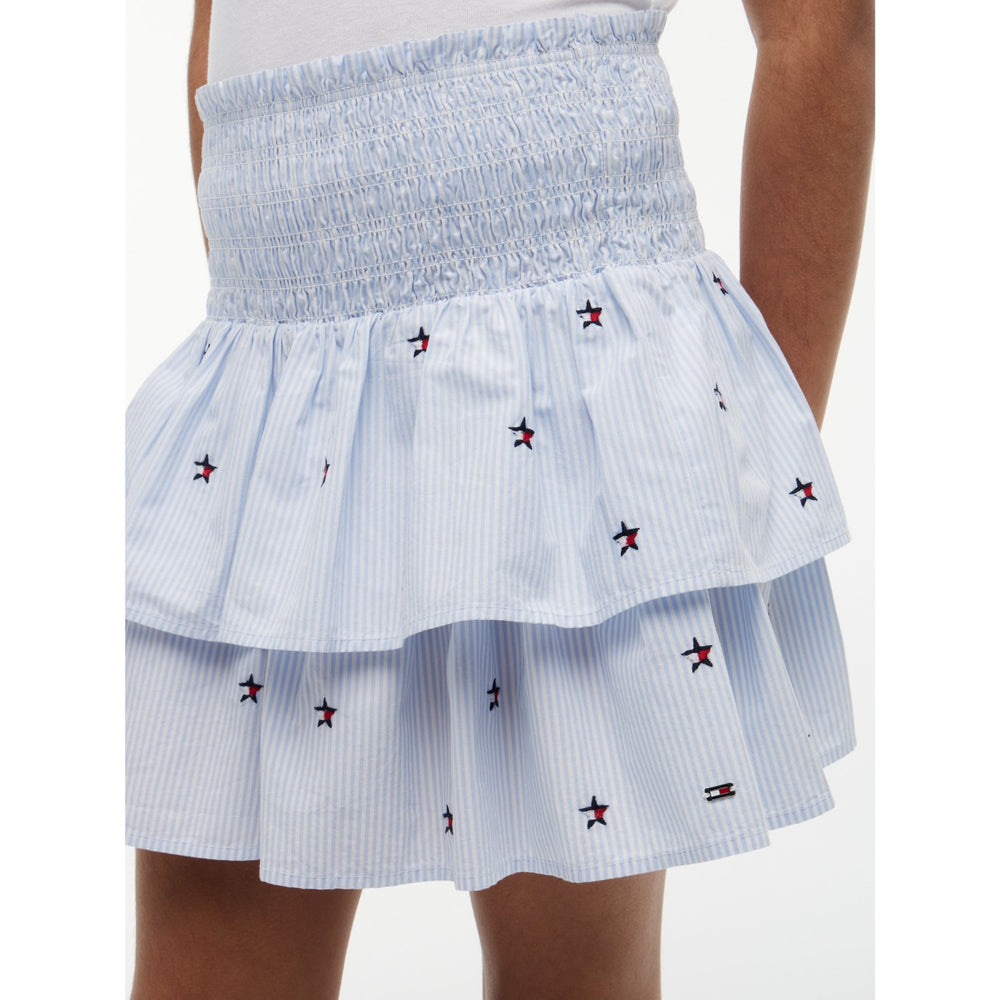 Køb Tommy Hilfiger Sweet Blue Stripes Star Stripes Nederdel