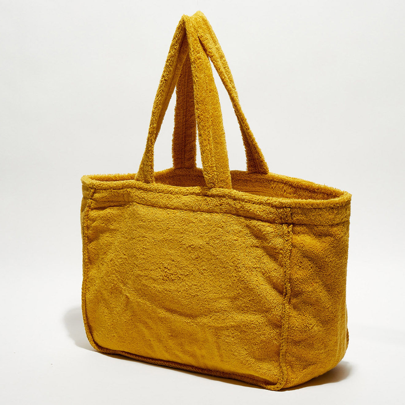 Haomy Sac en éponge St Barth safran - 48x35 cm