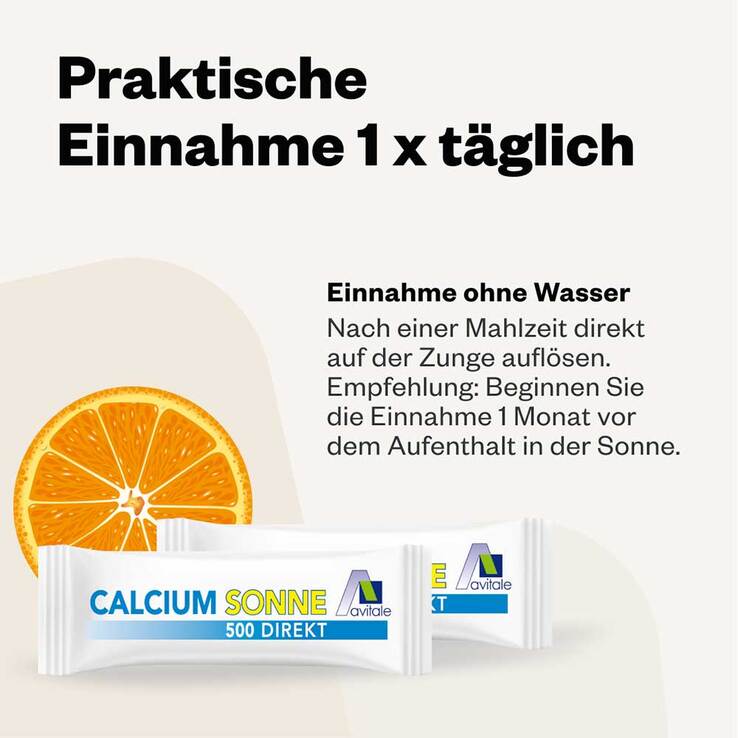 Calcium Sonne 500 Direkt Portionssticks, 60 St