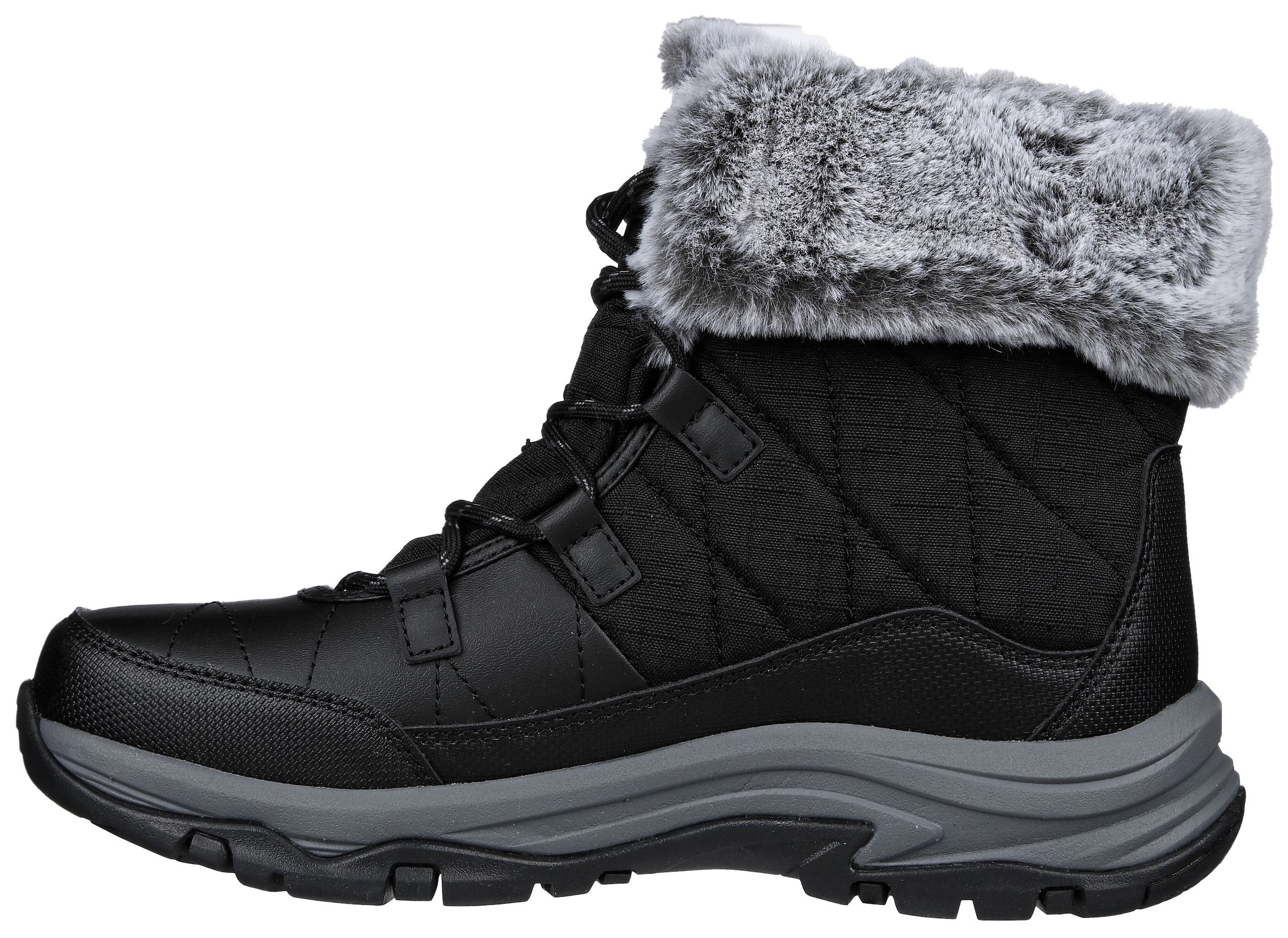 Skechers Winterboots »TREGO-«  Snowboots mit Fellimitat-Besatz