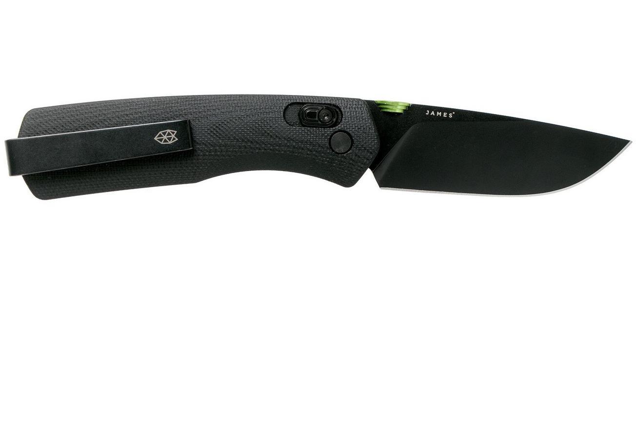 The James Brand The Carter, black G10, black zakmes KN108113-00