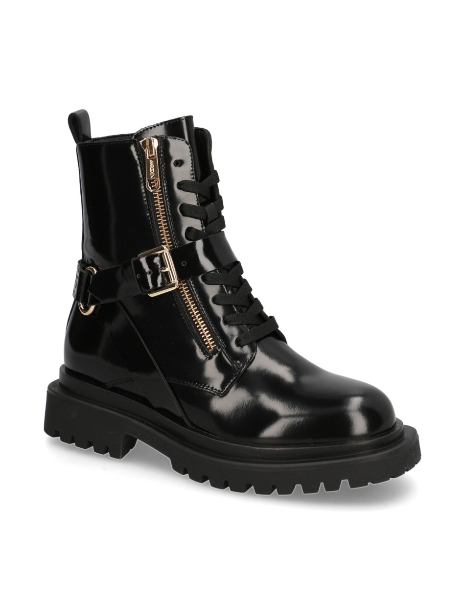Glattleder Schnürboot