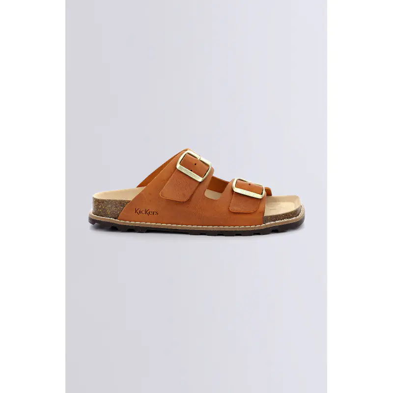 Kick elba Orange MULES Cuir Femme