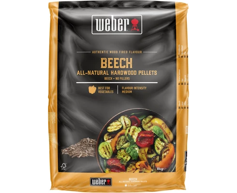 Weber Träpellets -  Bok 8kg