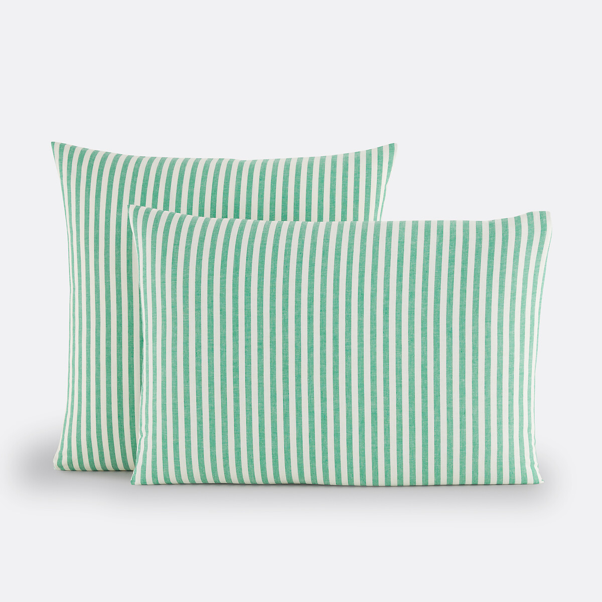 LA REDOUTE INTERIEURS<br>Fronha de algodão, verde, Soizic