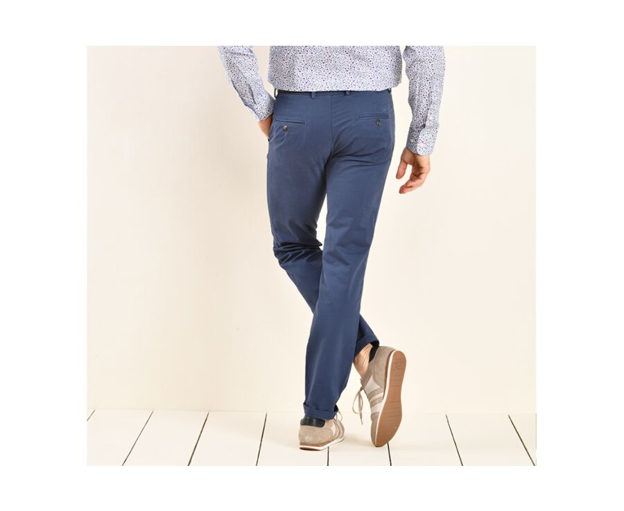 Pantalon chino homme Navy Denim - KYRK