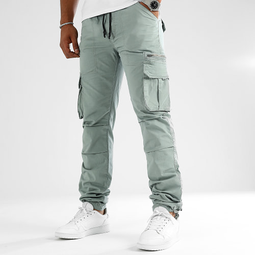 Pantalon Cargo 0371 Bleu Gris