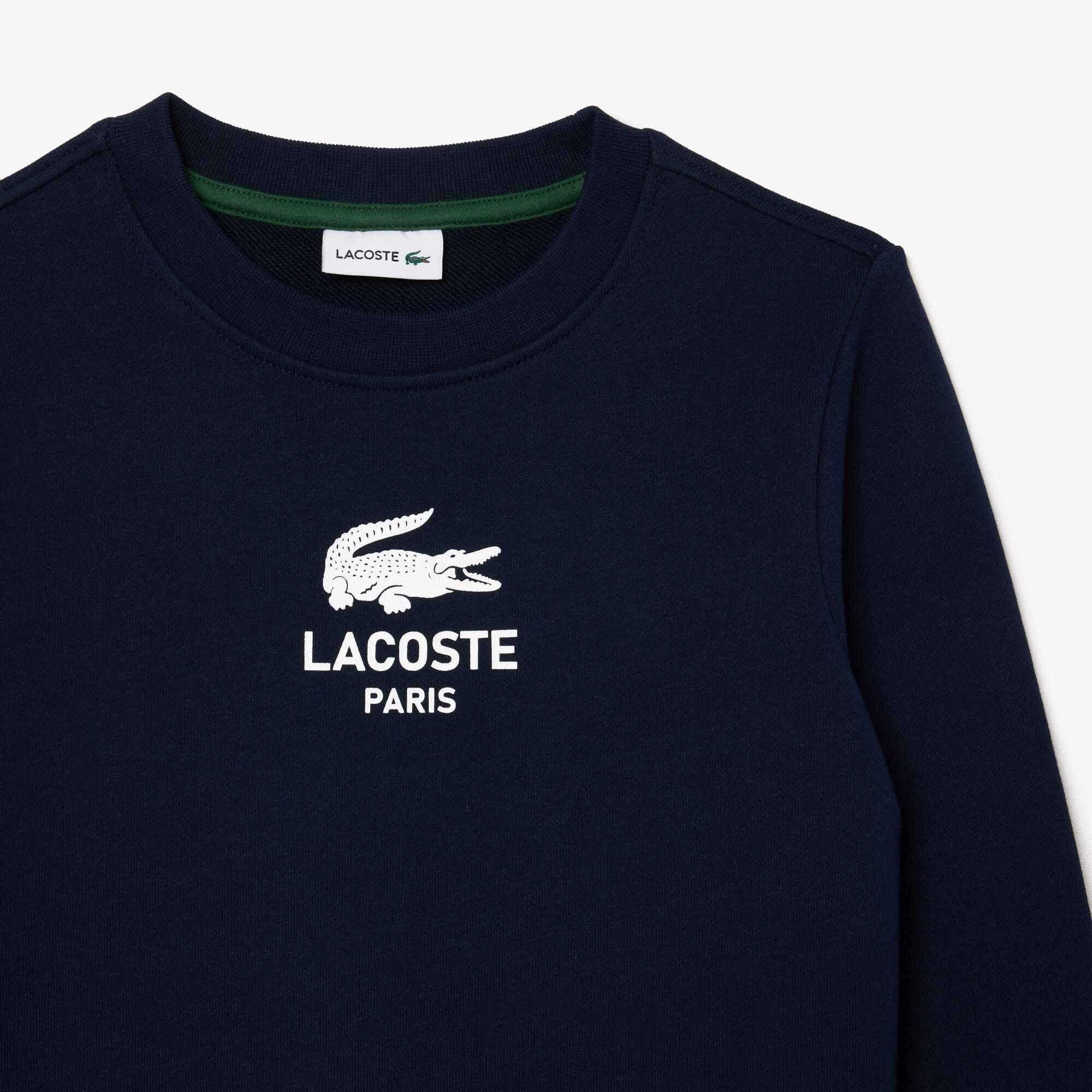 Lacoste Logo Crewneck Jumper Juniors