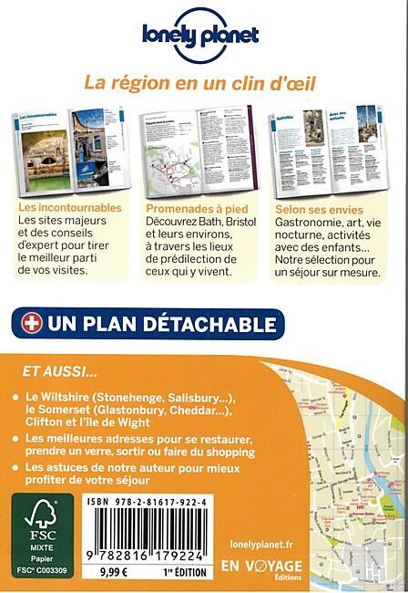 LONELY PLANET - BATH BRISTOL EN QUELQUES JOURS