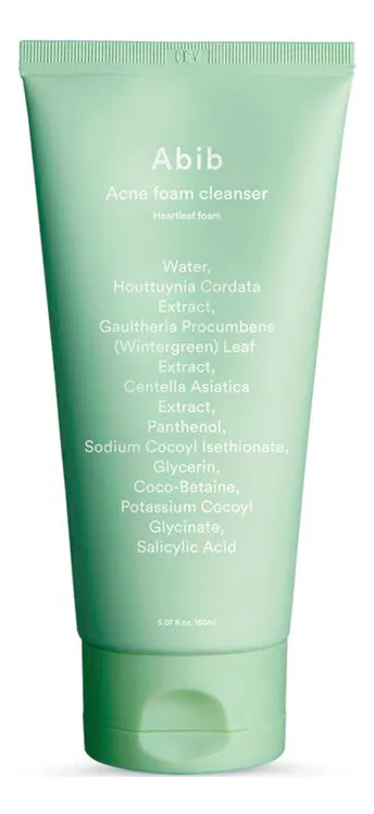 Abib Acne foam cleanser Heartleaf foam - 150 ml.