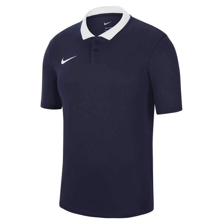 Nike Polo Dri-FIT Park 20 - Bleu Foncé/Blanc Femme