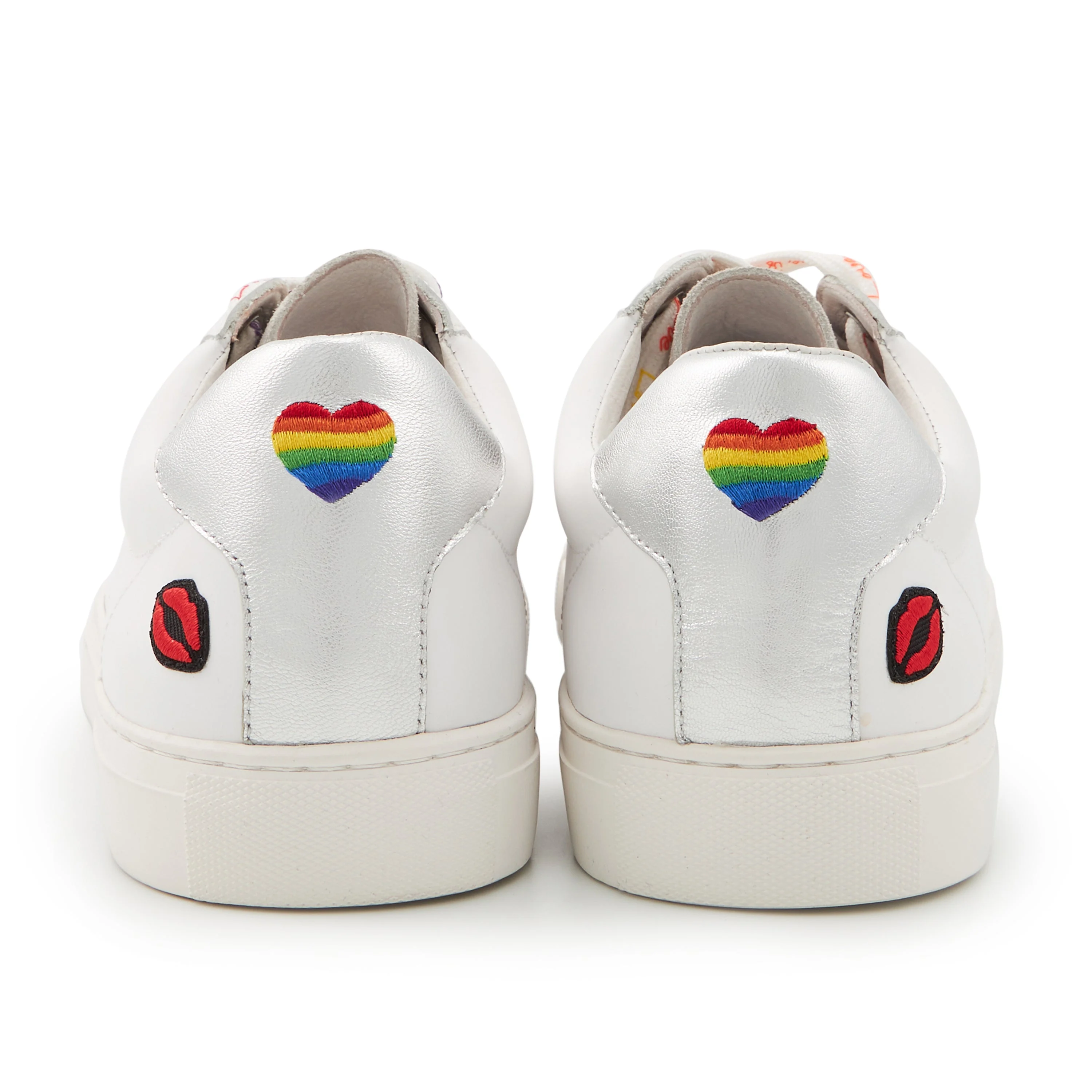 SIMONE LOVE IS LOVE - Sneakers en cuir | Blanc