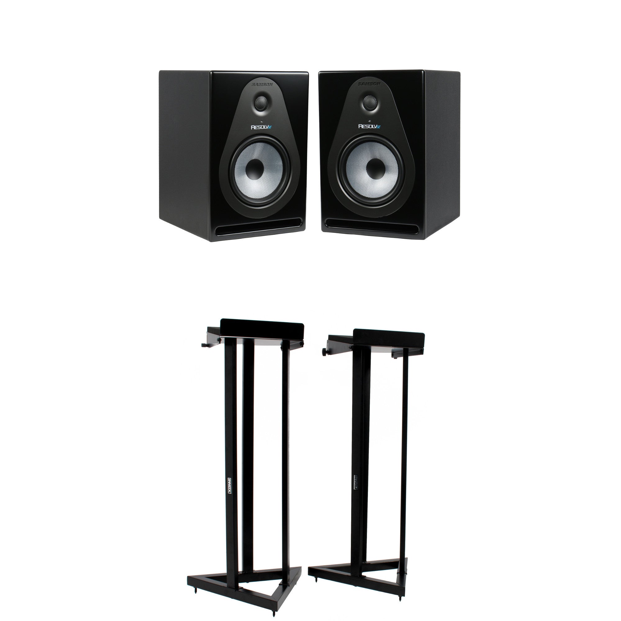 Samson SE8 (2x) + statieven