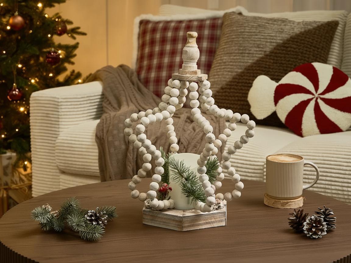 Kerstdecoratie LED PATARI Ster 42 cm Lichtbruin