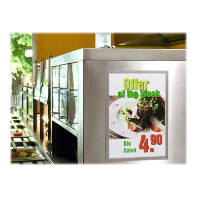 Durable Duraframe - Cadre d'affichage adhésif - A3 - argent