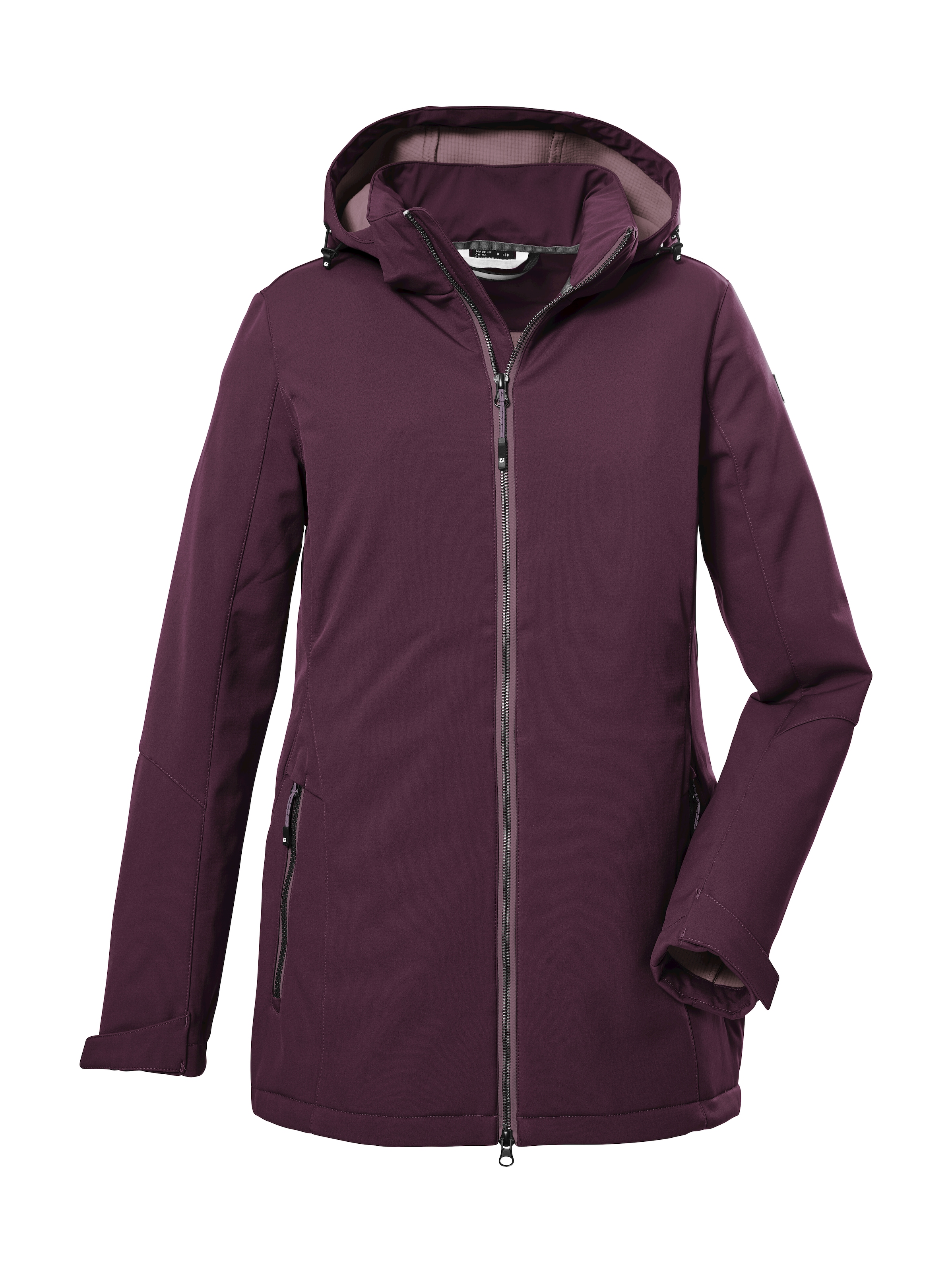 Killtec Softshelljacke »KOW 8 WMN SFTSHLL JCKT« Softshelljacke: wasser- und windabweisend, regulierbare Details