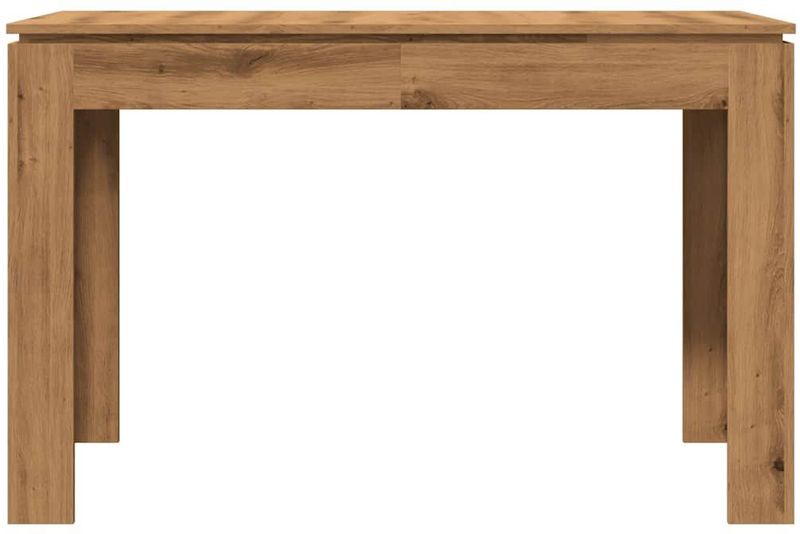 vidaXL - Eettafel - Bewerkt Hout - Eikenkleur