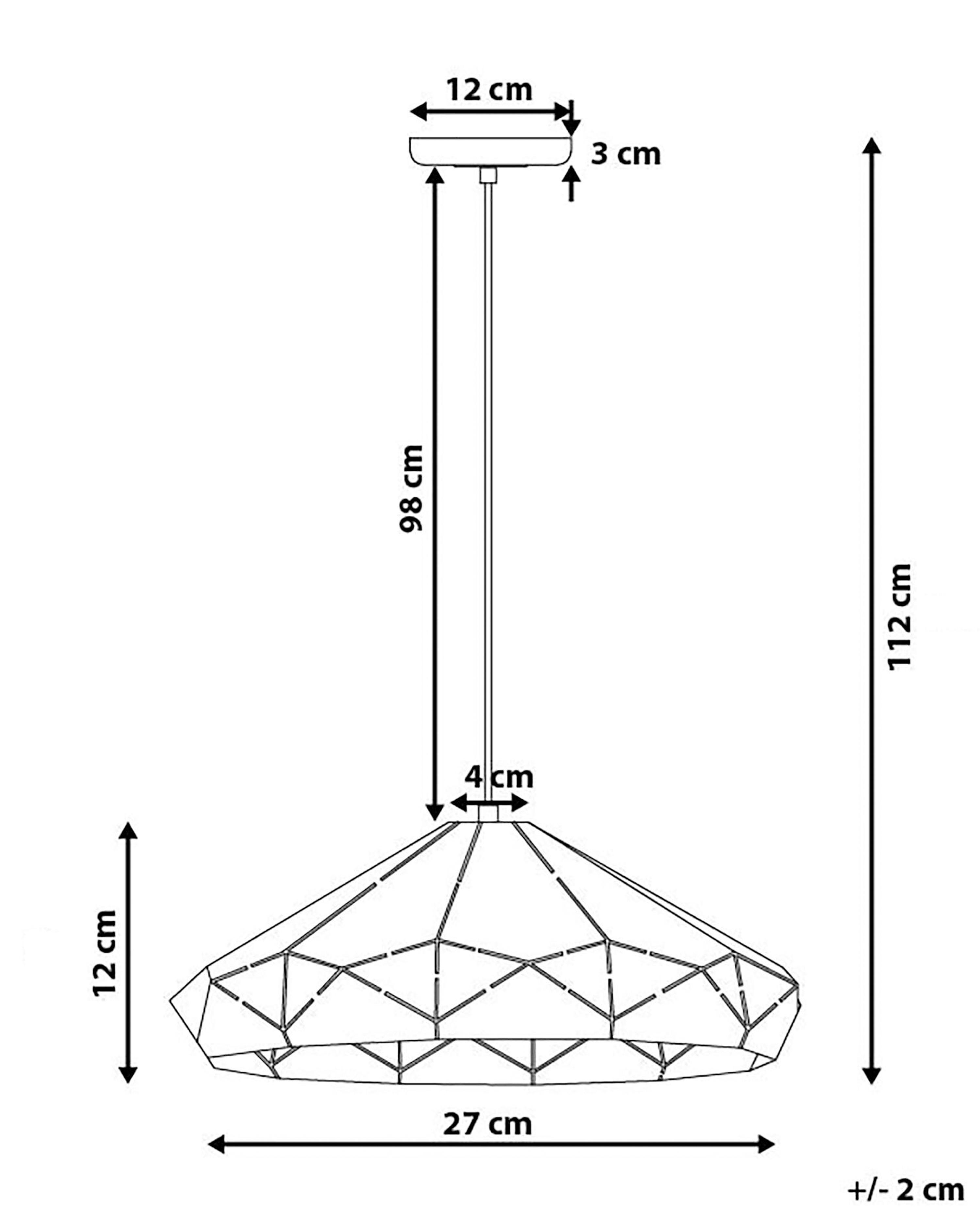 Hanglamp NEVOLA Metaal Wit