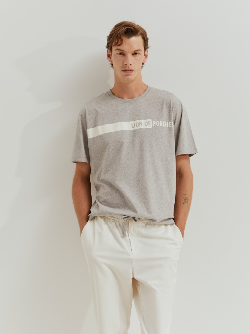 T-shirt de algodão Lion of Porches