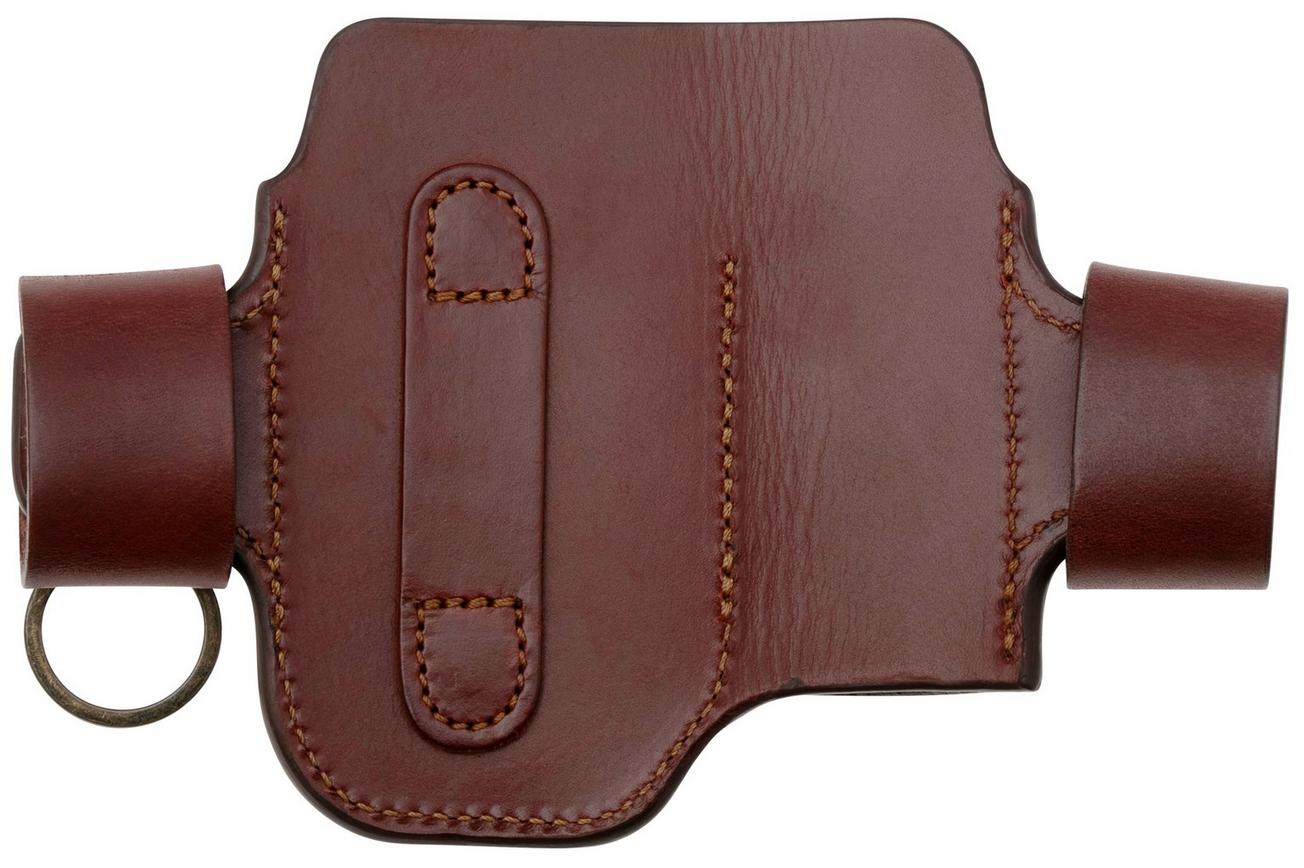 1791 EDC Heavy Duty Action-Snap Large Flex Tool Organizer EDC-HD-AS-LF-CHN-A Chestnut, lederen riemholster
