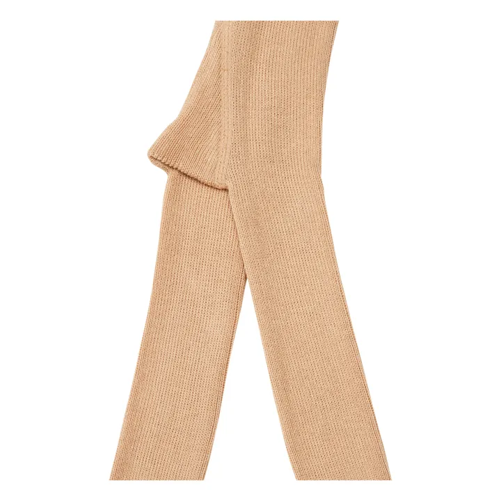 Silly Silas Collants à Bretelles Coton Bio | Marron glacé
