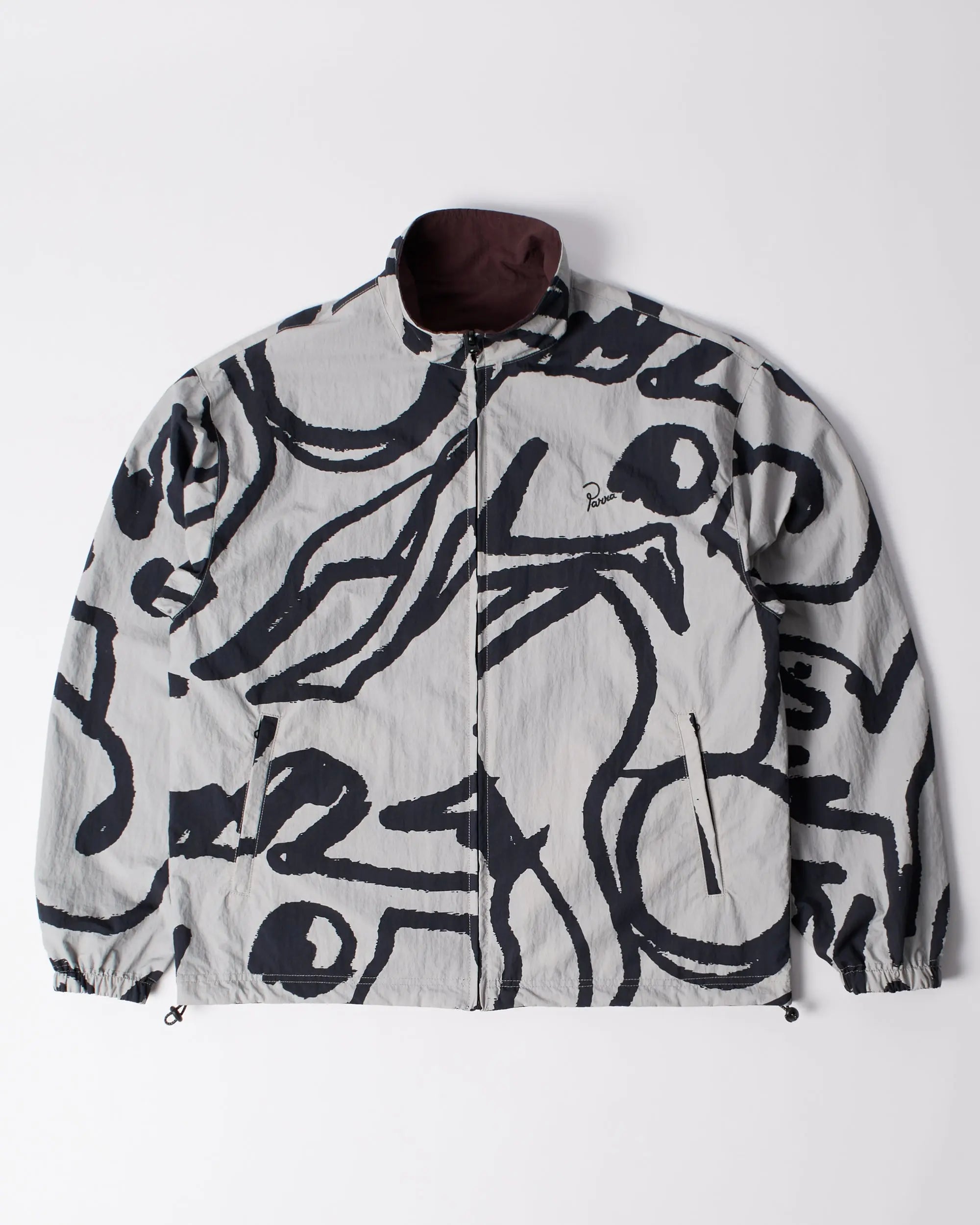 byParra Freak Scene Reversible Track Top (Grey)