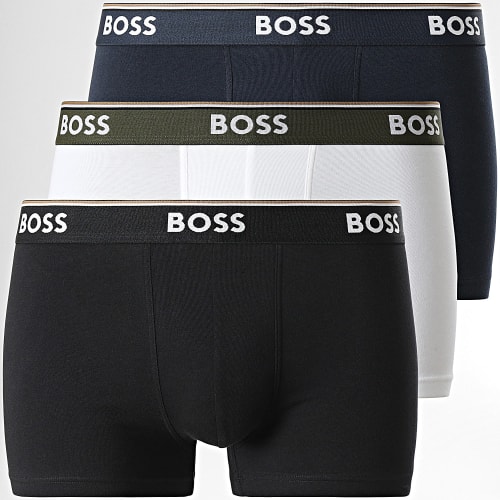 Lot De 3 Boxers 50495436 Noir Bleu Marine Blanc