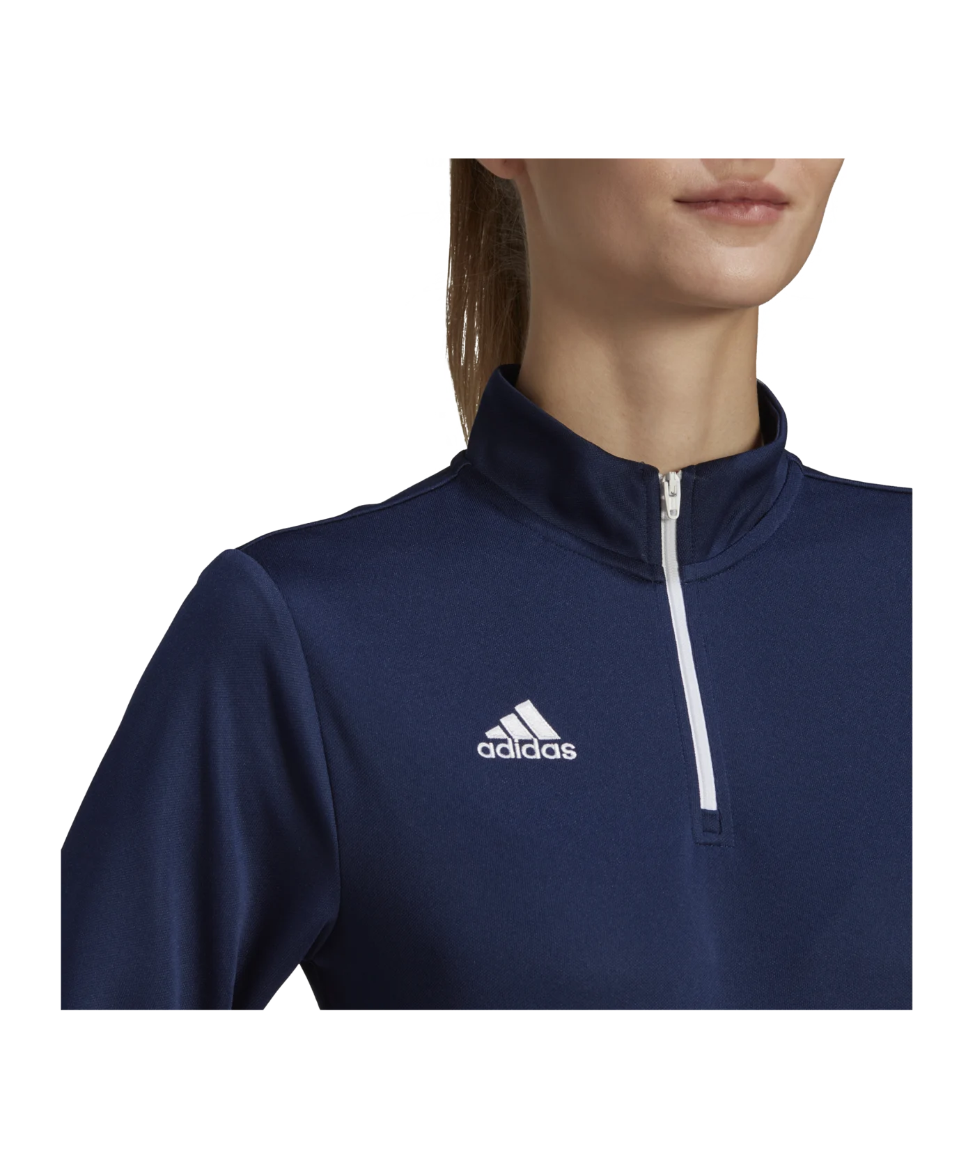 adidas Entrada 22 HalfZip Sweatshirt Damen Blau