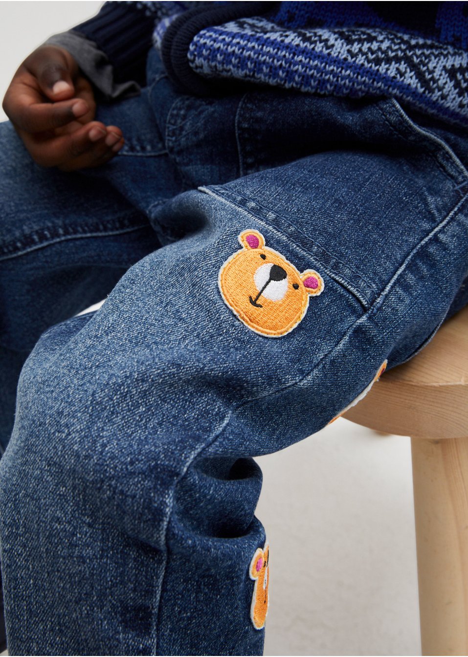 Jean garçon avec imprimé, Regular Fit