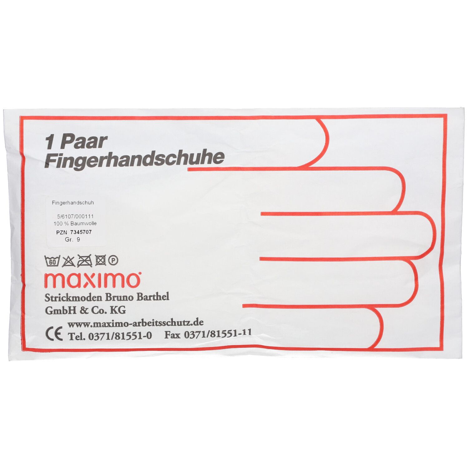 MaxiMo Fingerhandschuhe Herren