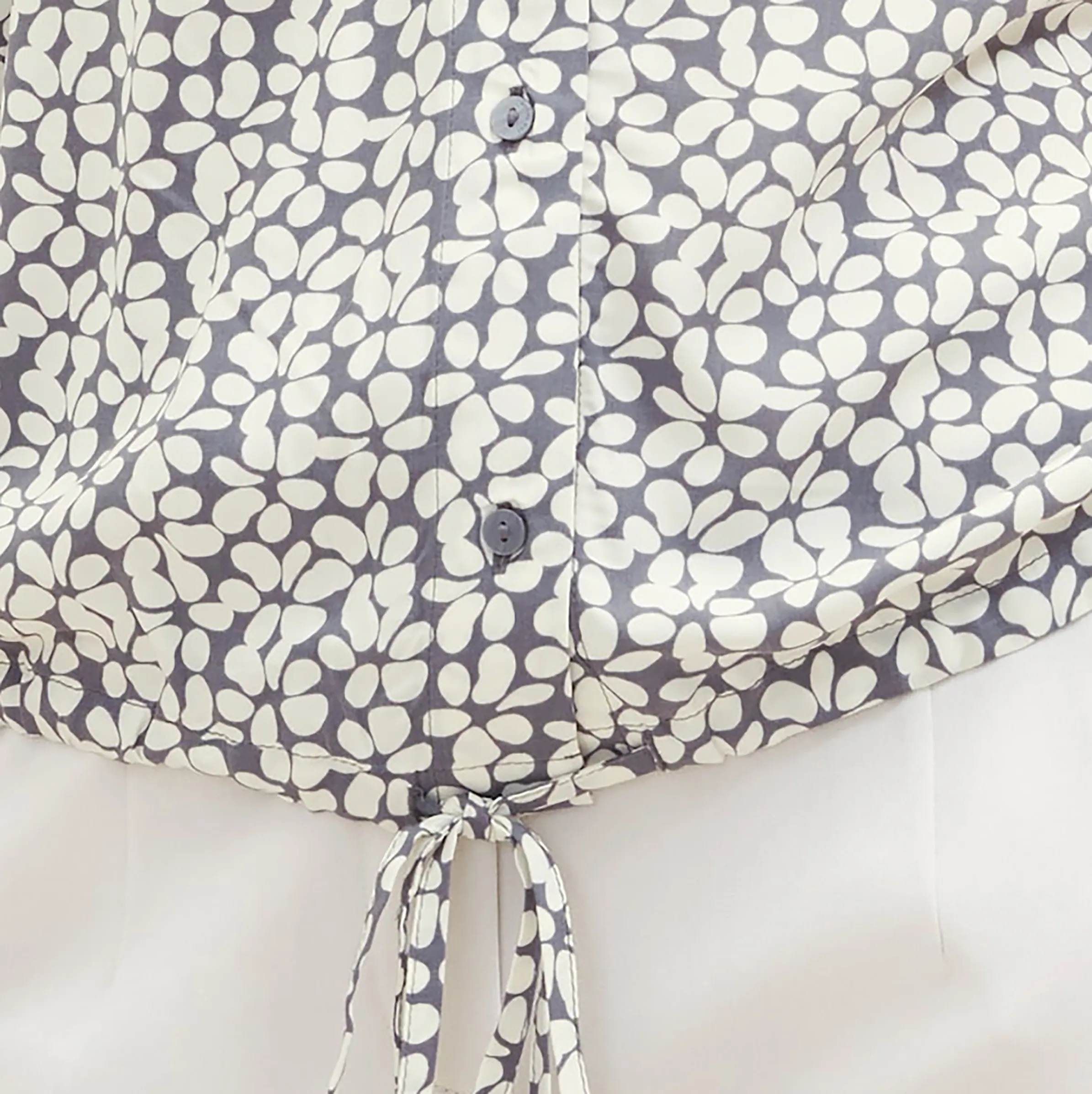 Damen Schlupfbluse mit Alloverprint