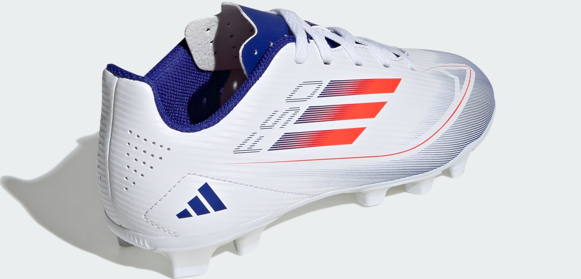 F50 Club FxG Junior Cloud White/Solar Red/Lucid Blue